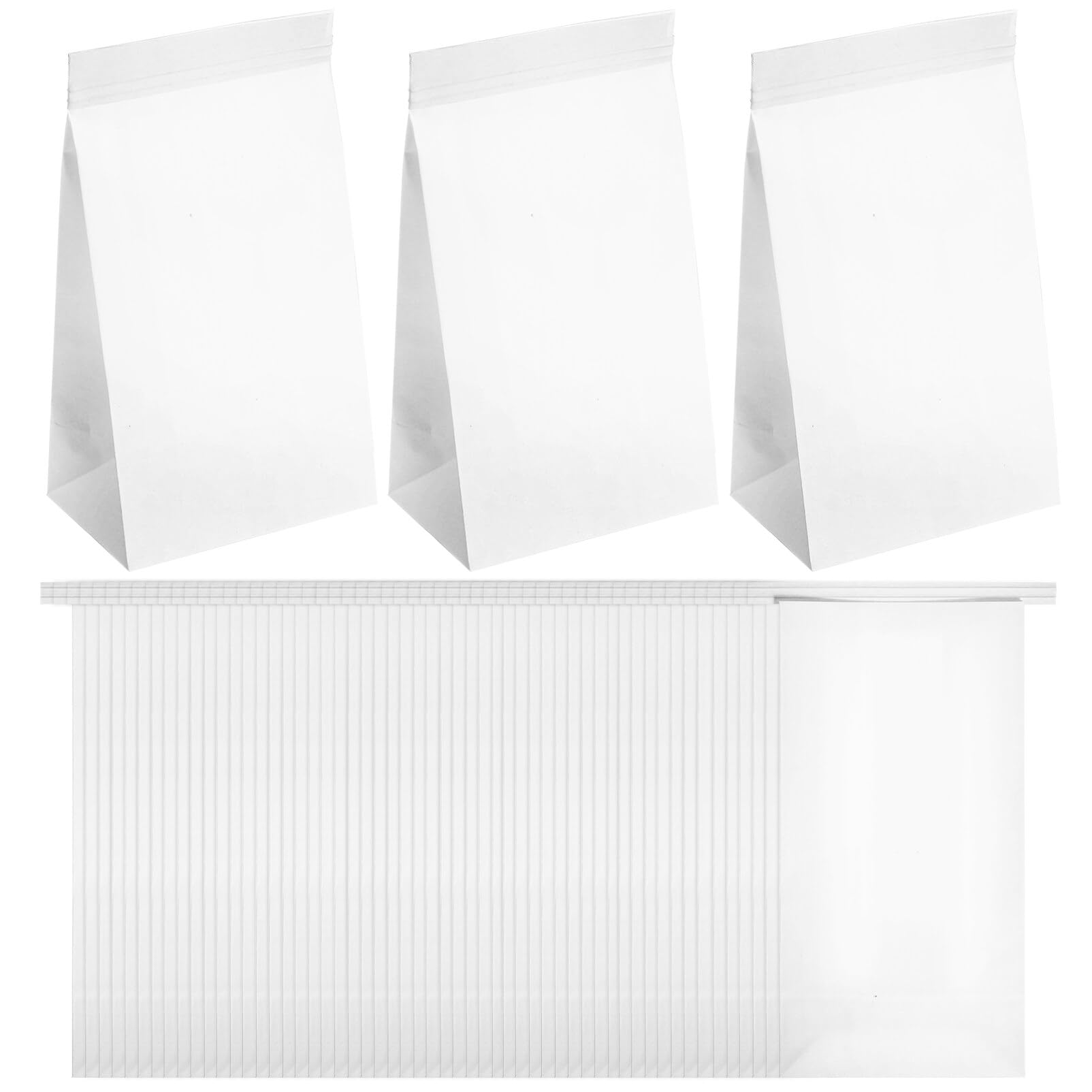 DIYEAH 50pcs Disposable Emesis Bags for Travel Lightweight Vomit Bags for Car Airplane Tear-resistant Sanitary Throw Up Convenient Puke for Easy Use