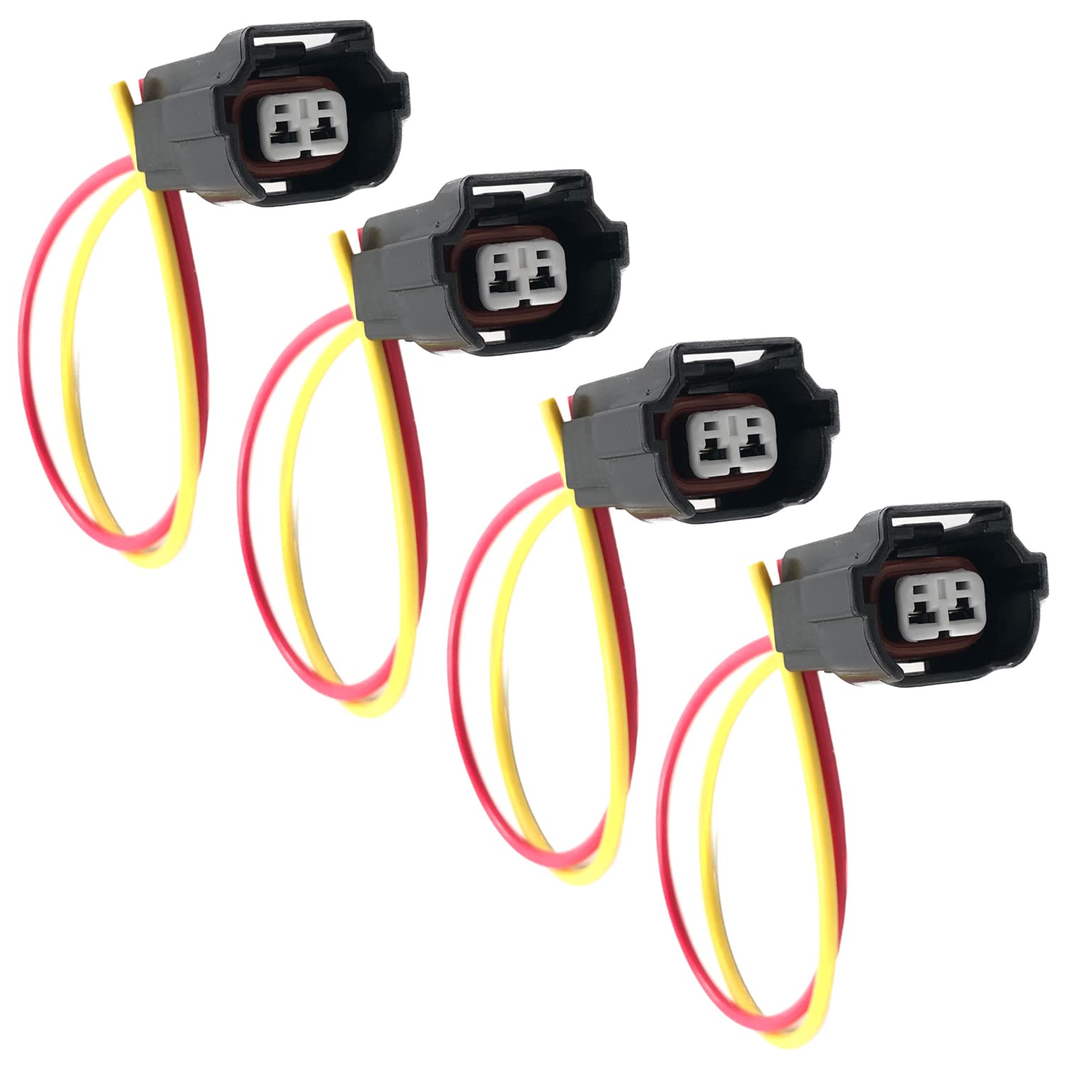 Amazon.com: FainWan 4Pcs Fuel Injector Connector Plug Wire 2Pin 