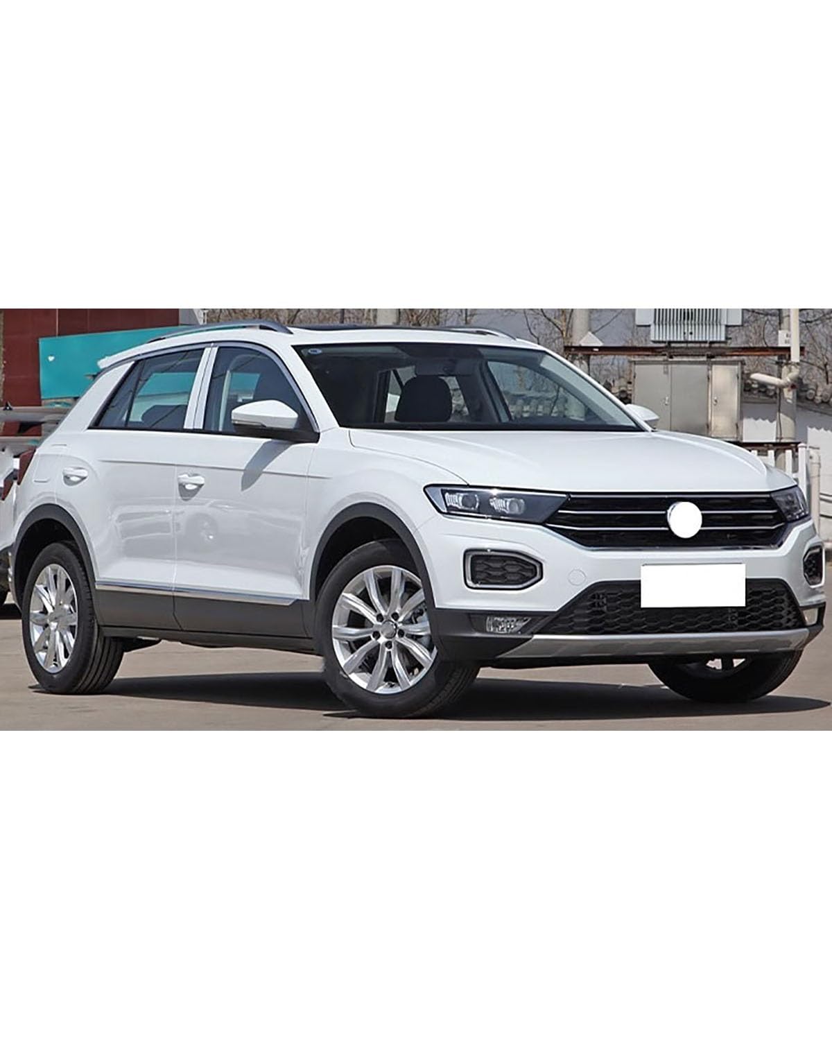 Coperchio Specchietto Laterale Alloggiamento Specchietto Retrovisore Per T-ROC 2018-2022 Calotta Specchio Retrovisore(Black,Left driver)
