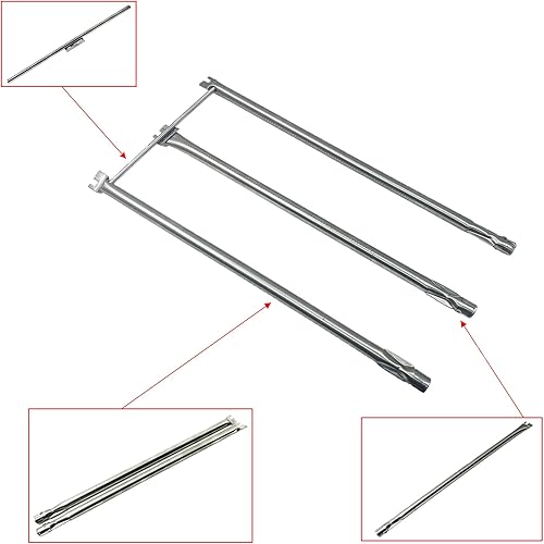 Miniatura 3 de Direct store juego de piezas DG229 quemadores de parrilla y placas de calor de repuesto para Weber Genesis SilverGold B&C, Spirit 700