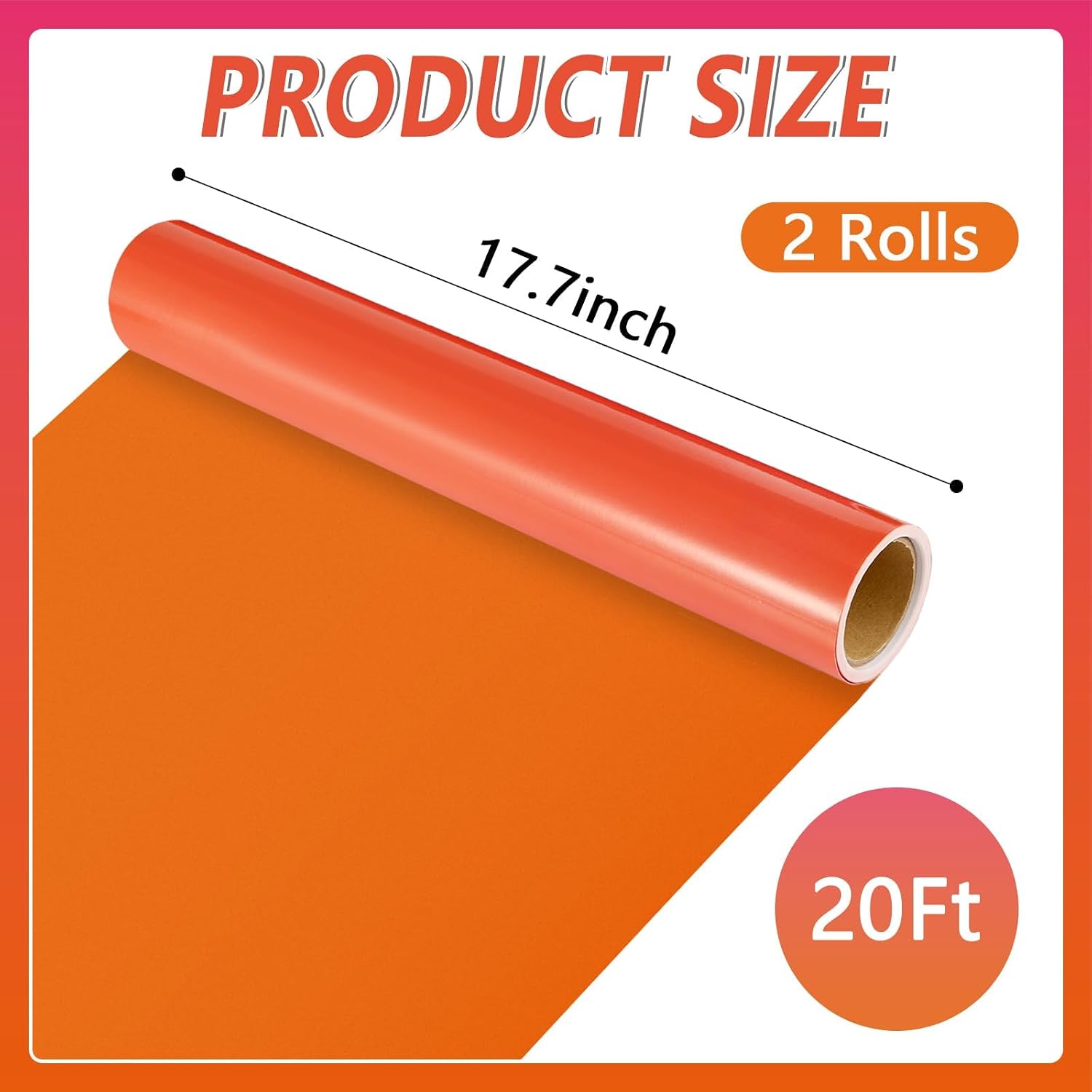 Qyeahkj 2 Rolls Pink Orange Gradient Bulletin Board Paper Roll Outer Space Bulletin Board Background Paper Fade Resistant Classroom Decoration Poster Art Craft Home Wall Education Decoration Supplies image 2