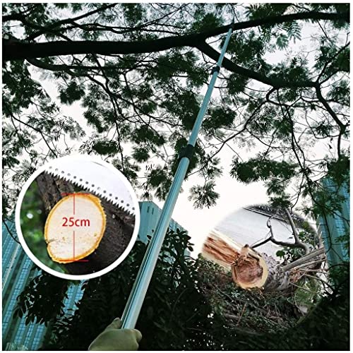 Sierra de podar extensible de 5,4 m telescópica para ramas de jardín y césped 6