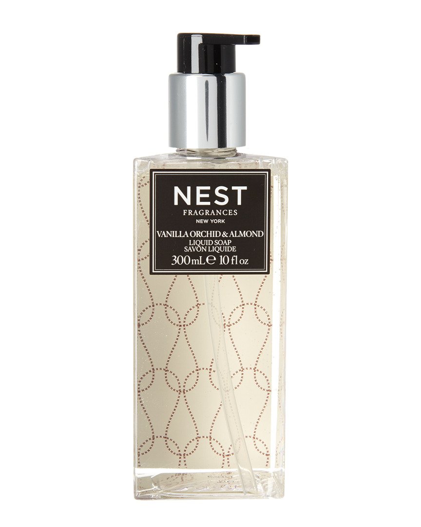 NEST Fragrances Scented Liquid Hand Soap- Vanilla Orchid & Almond , 10 fl oz