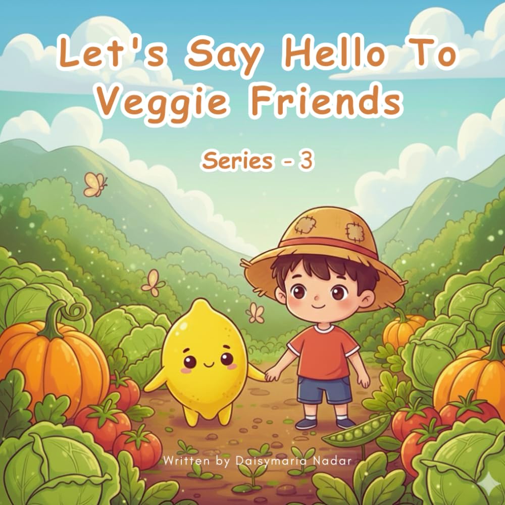 Let's Say Hello To Veggie Friends Series - 3 | A Colorful Discovery Book of Everyday Vegetables for Curious Kids: A Perfect Book For Kids Of Age 2-7 (Learning Vegetables With Fun Fact For Kids)