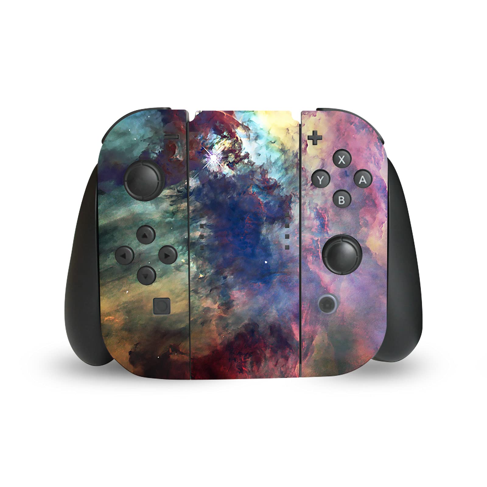 Head Case Designs Oficjalnie Licencjonowany Cosmo18 Laguna Mglawica Sztuka Mix Naklejka Winylu Skóry Naklejka Pokrywa Kompatybilny z Nintendo Switch Console & Dock & Joy-Con Controller Bundle