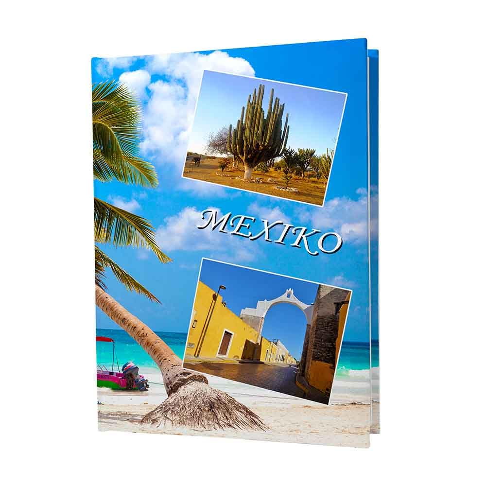 Urlaubsfotoalbum: Mexiko, Fototasche für Fotos, Taschen-Fotohalter für lose Blätter, Urlaub Mexiko, Handgemachte Fotoalbum (10x15 | für 300 Fotos)