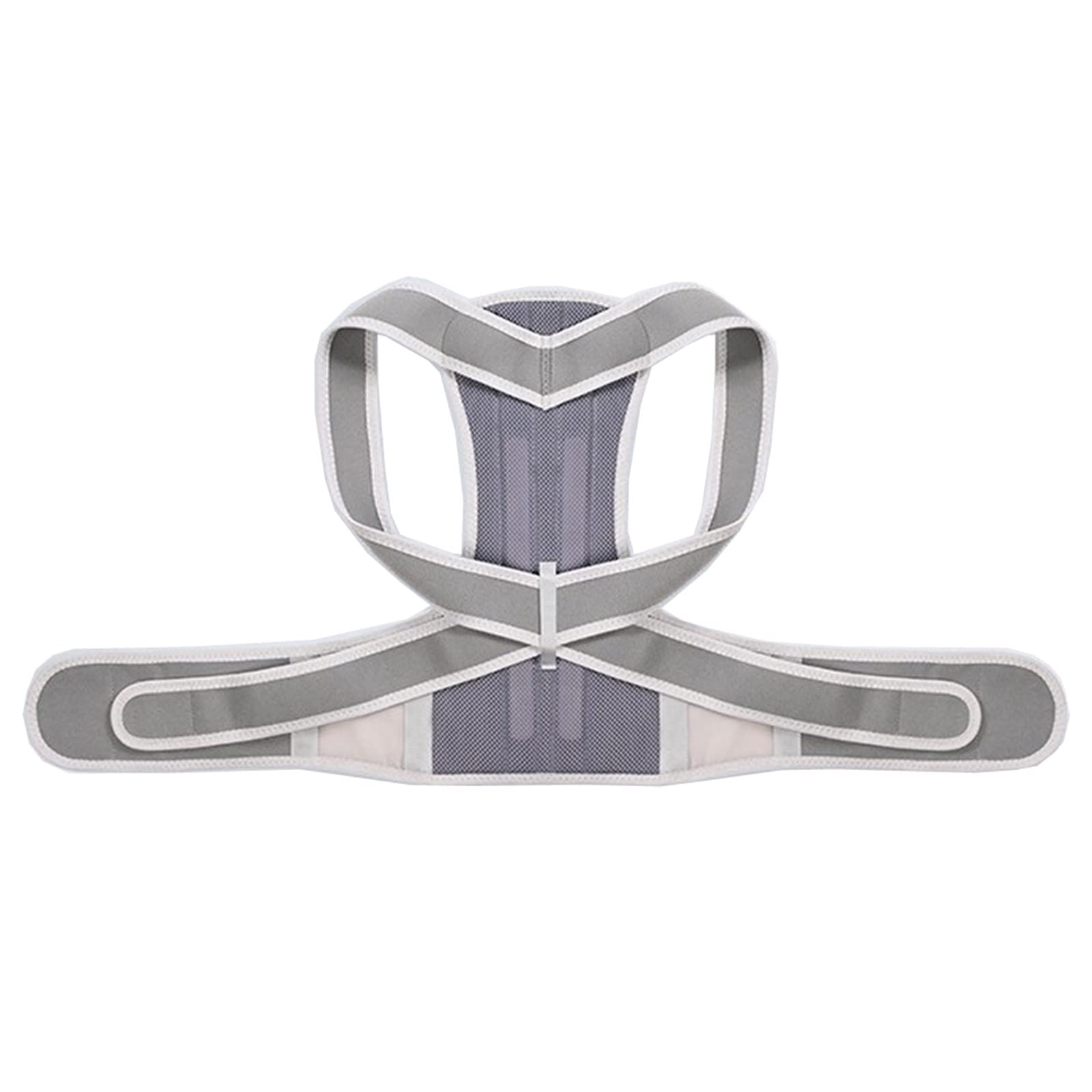 Back Corrector Shoulder Support Adjustable Brace Belt Medical Bone Corset Spine Lumbar Orthopedic Men and Relaxation Color C