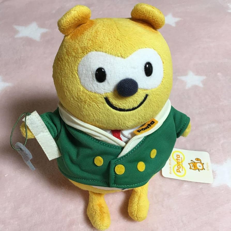 マチカフェポンタ　人形（ぬいぐるみ） Amazon.co.jp: LAWSON ポンタ ぬいぐるみ ポン太 マチカフェ