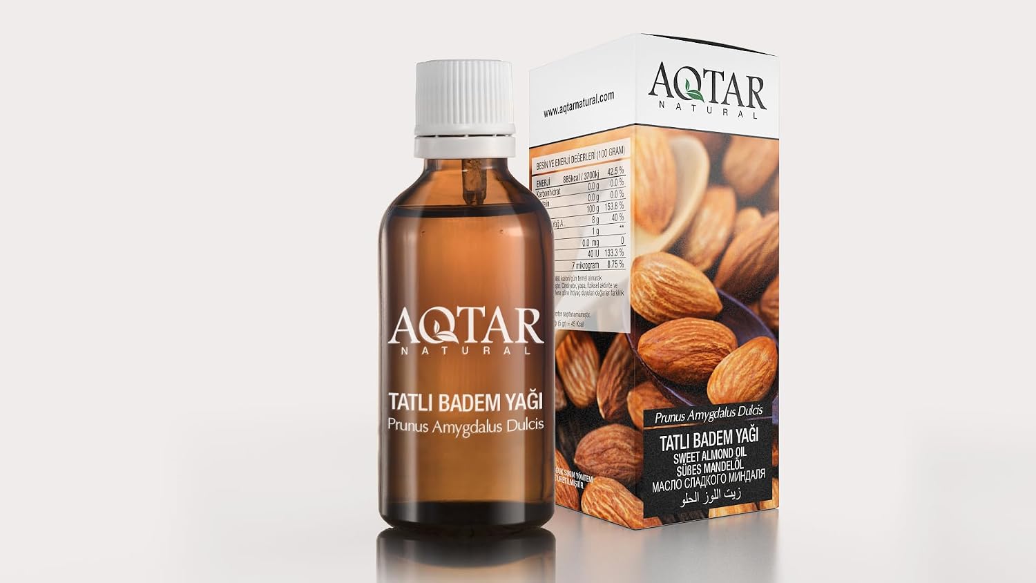 %100 Saf Tatlı Badem Yağı 50 ML