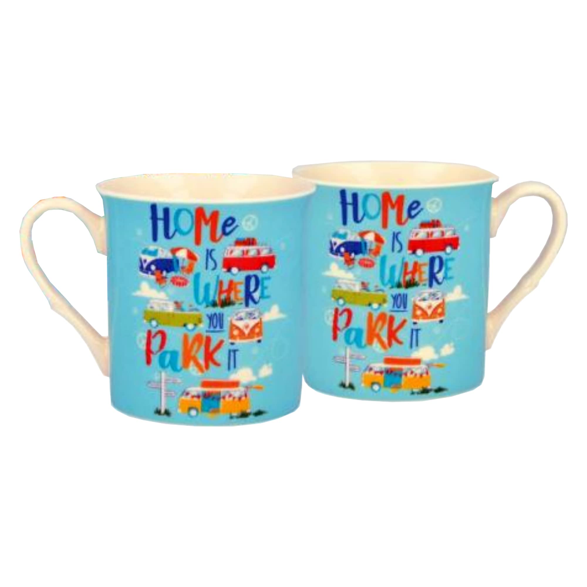 Campervan Home is Where You Park It, Fine Ching Coffee Mug Cup