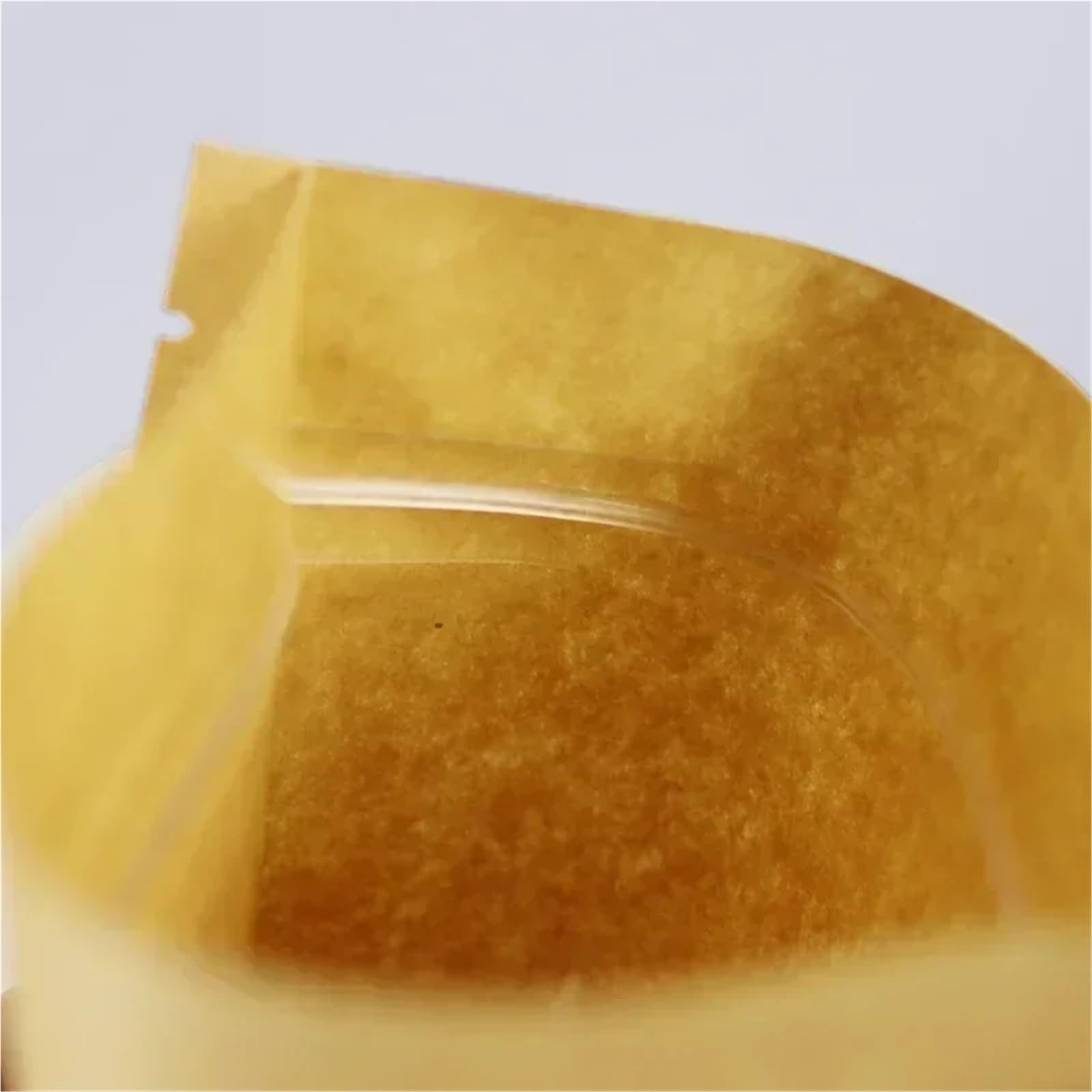 Sac À Fermeture Plate Sachets plats à fermeture éclair, 100 pièces, en papier kraft, transparent, avec fenêtre, auto-scellant, fond plat, résistants l'humidité, for emballage alimentaire(18x26cm)