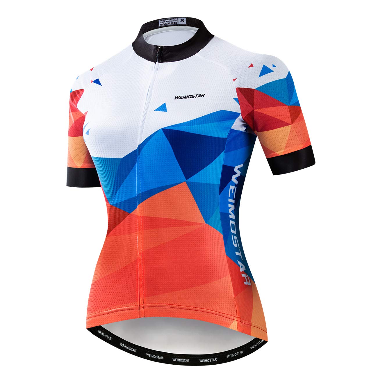weimostar Fahrrad-Trikot für Damen, Mountainbike-Kleidung, Sommer-Rad-Top, kurzärmlig, MTB-Jersey, schnelltrocknend