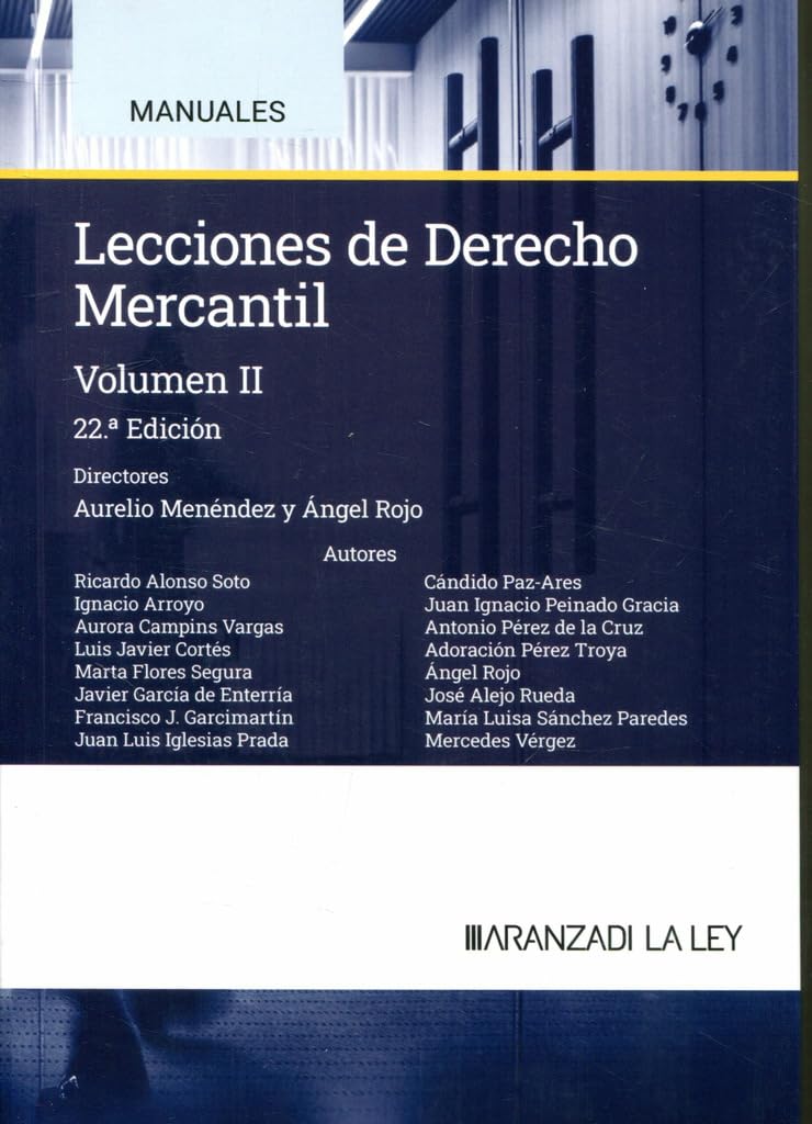 Lecciones de Derecho Mercantil Volumen II (Manuales)