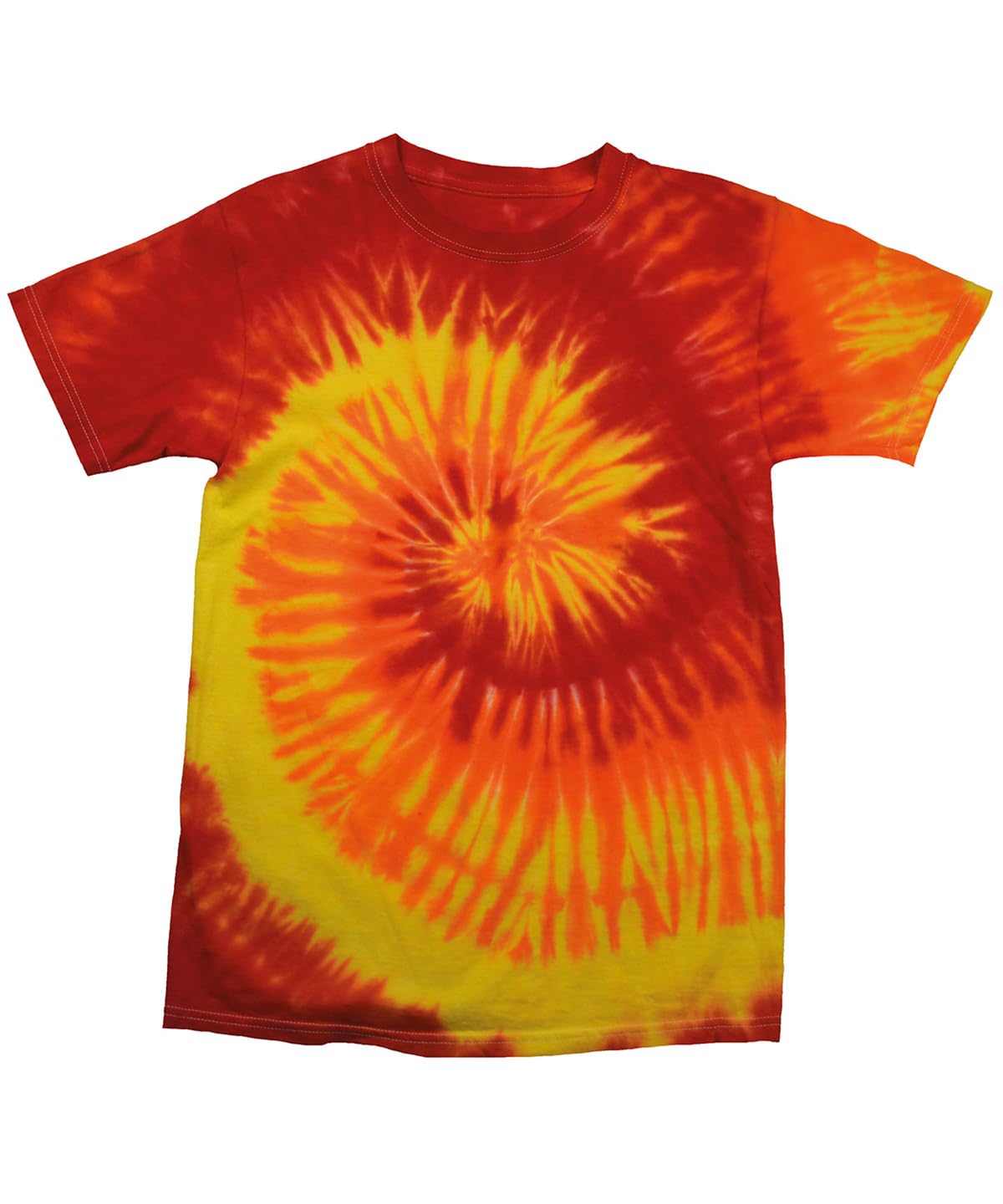 COOZO Unisex Tie-Dye T-Shirt - Blaze - L