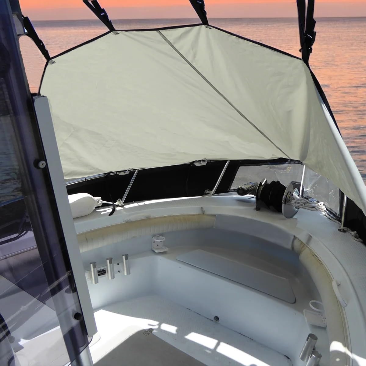 Oceansouth T-Top Bogenschirm (Grau, Länge 2,13 m x Breite 2,75 m)