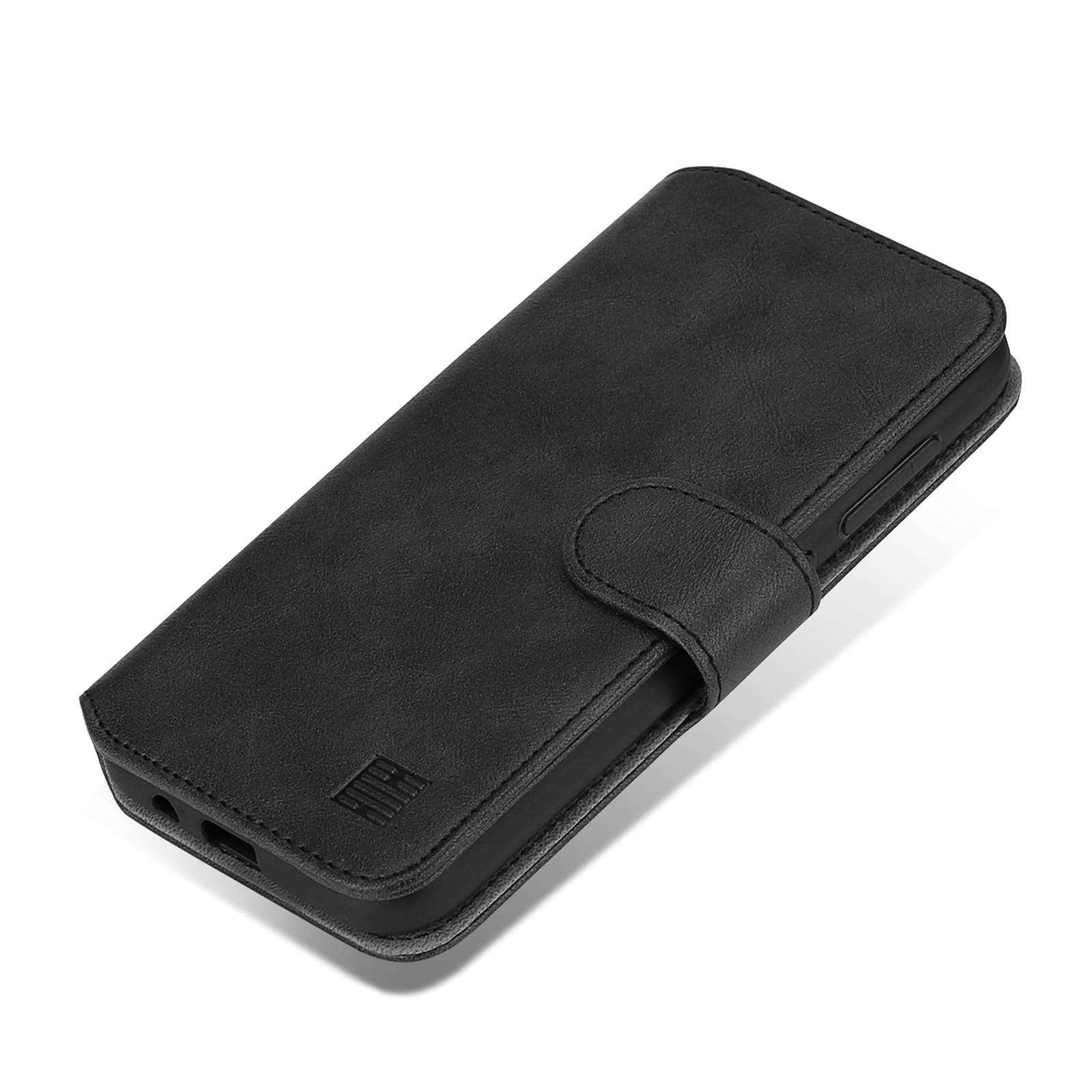 32nd Custodia Portafoglio In Pelle PU Per Nokia 2.3 - Nero - Con Slot Per Carte E Chiusura Magnetica - Cover Funzionale