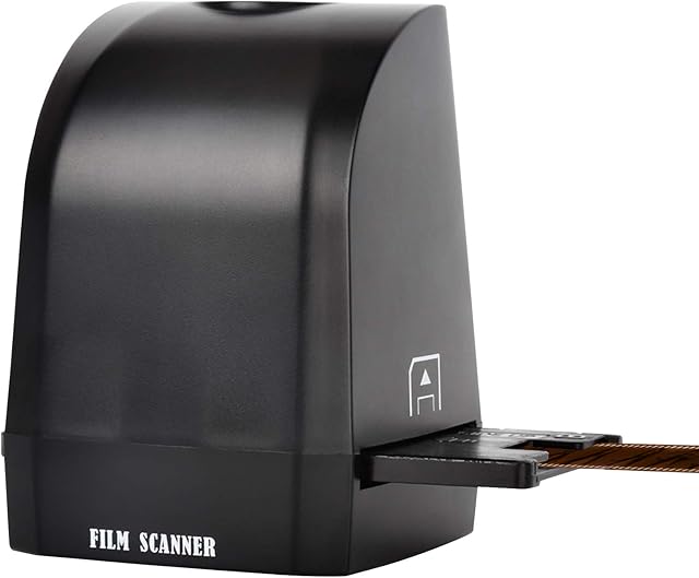 Bisofice negative film scanner 135mm Film Slide Scanner Converter Portable Negative Film Scanner 8 Megapixel CMOS Convert 35mm/135mm Slides&Negatives to Digital JPEG Photos for Windows XP/Vista/7/8/10