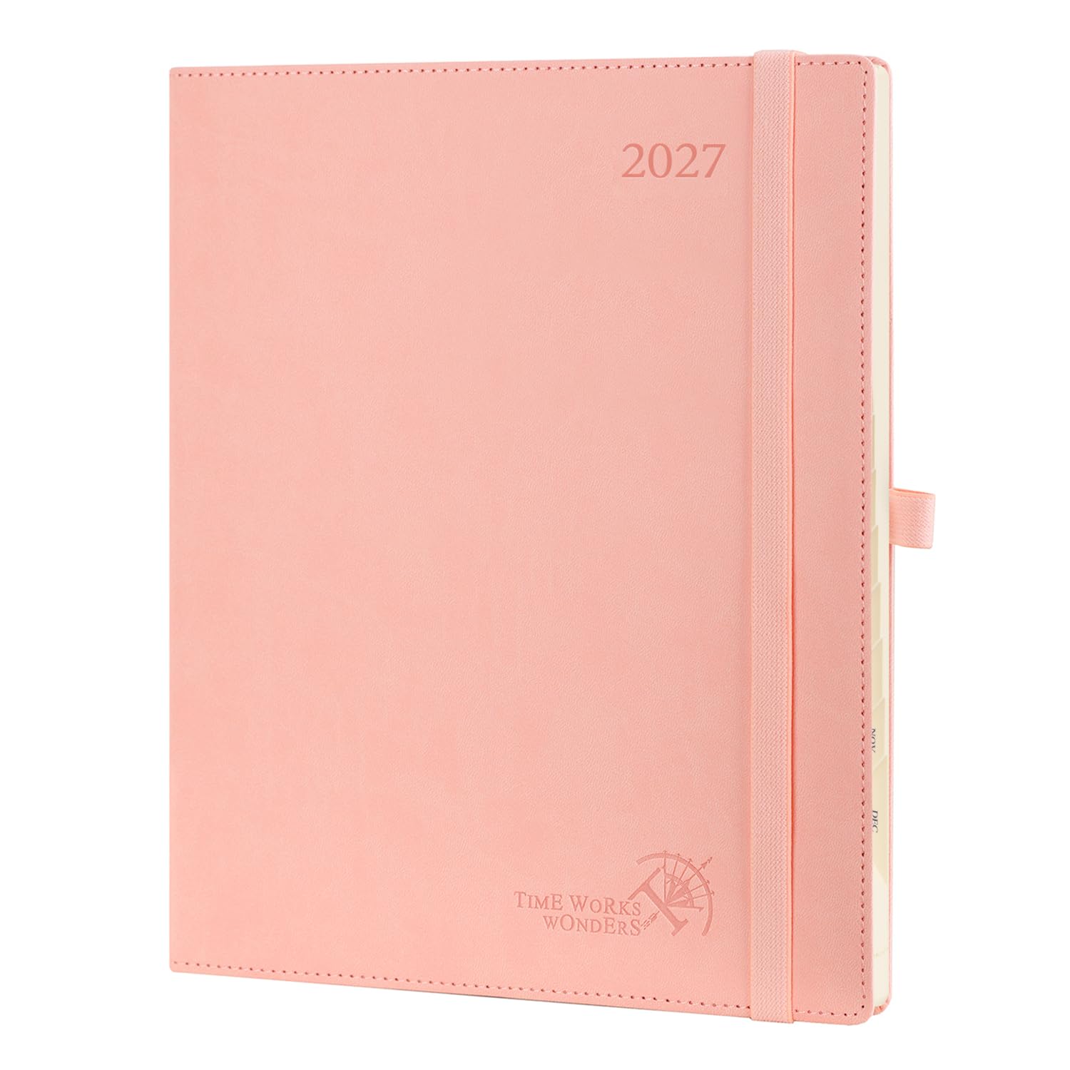 POPRUN 2027 Planner, Large-8.5" x 10.5", Weekly &amp; Monthly Appointment Book