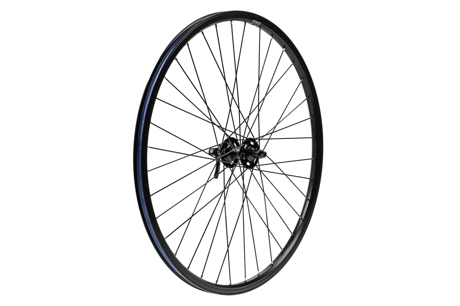 28 Zoll Vorderrad Laufrad – Exal EX19-622 Felge schwarz – 36 Loch –XT Nabe HB-M756 Disc – 6-Loch Scheibenbremse – inkl. Schnellspanner – Einbaumaß 100 mm