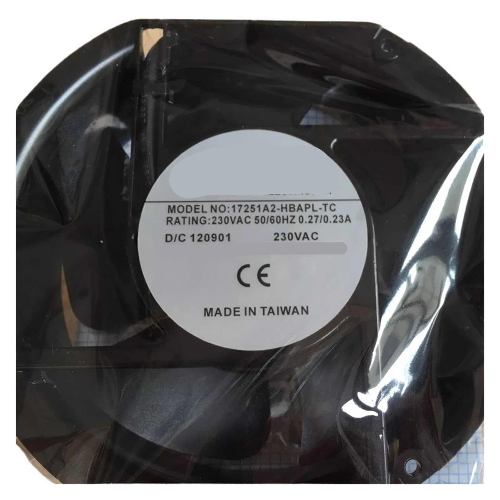 172X150MM 17251A2-HBAPL-TC 220VAC Lüfter