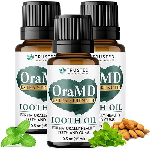 OraMD 4-in-1 Extra Strength Tooth Oil - Clinically Tested Gum