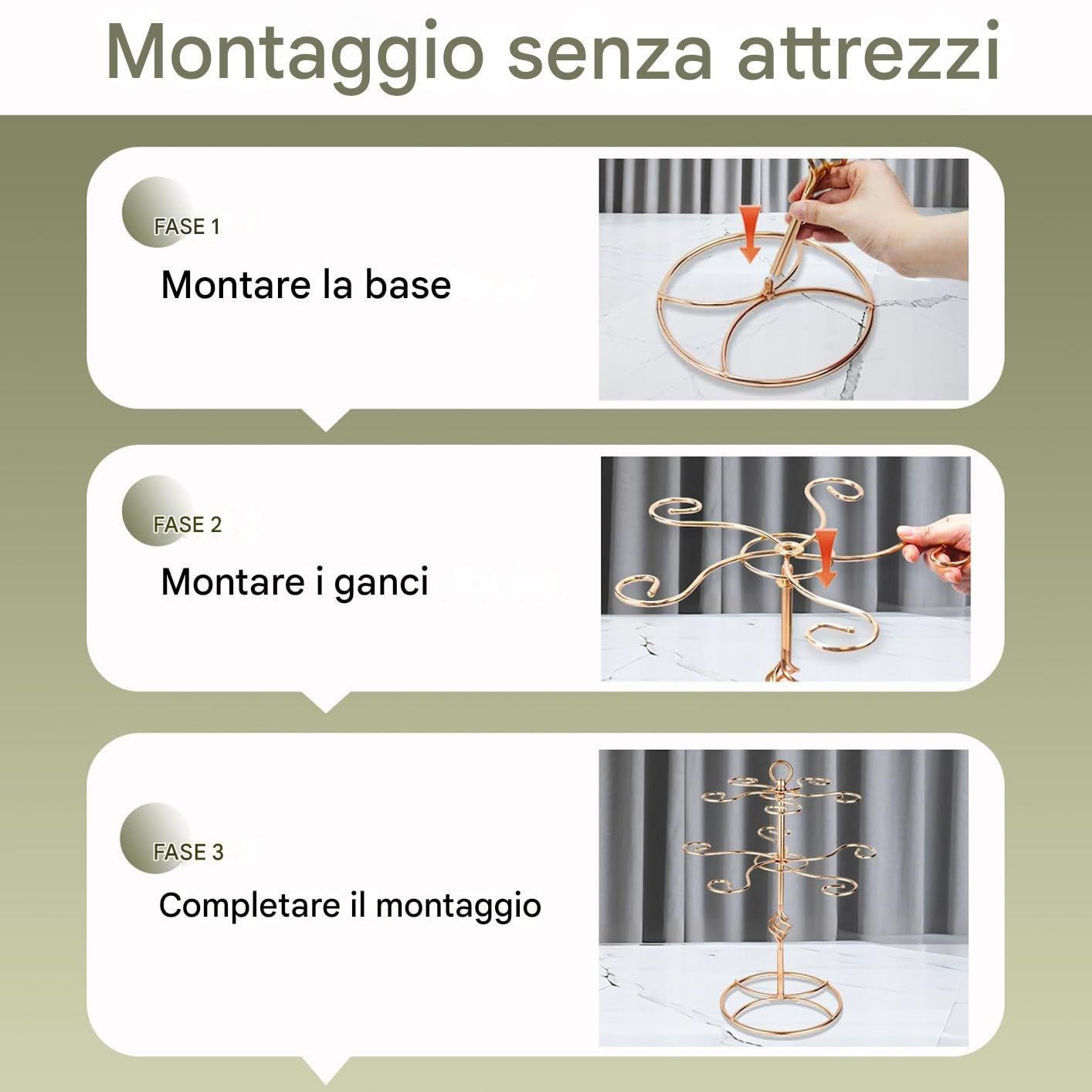 Albero per Cocktail Display per Bevande A Due Livelli con Dieci