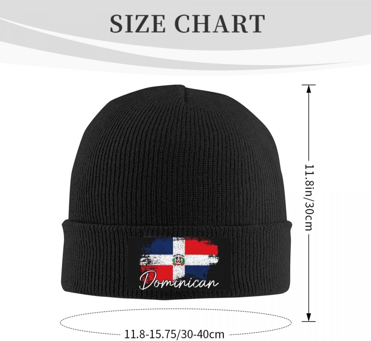Vintage Reto Flag Knit Beanie Hat Winter Fall Beanies Caps for Men Women Warm Ski Hats Headwear - Image 3