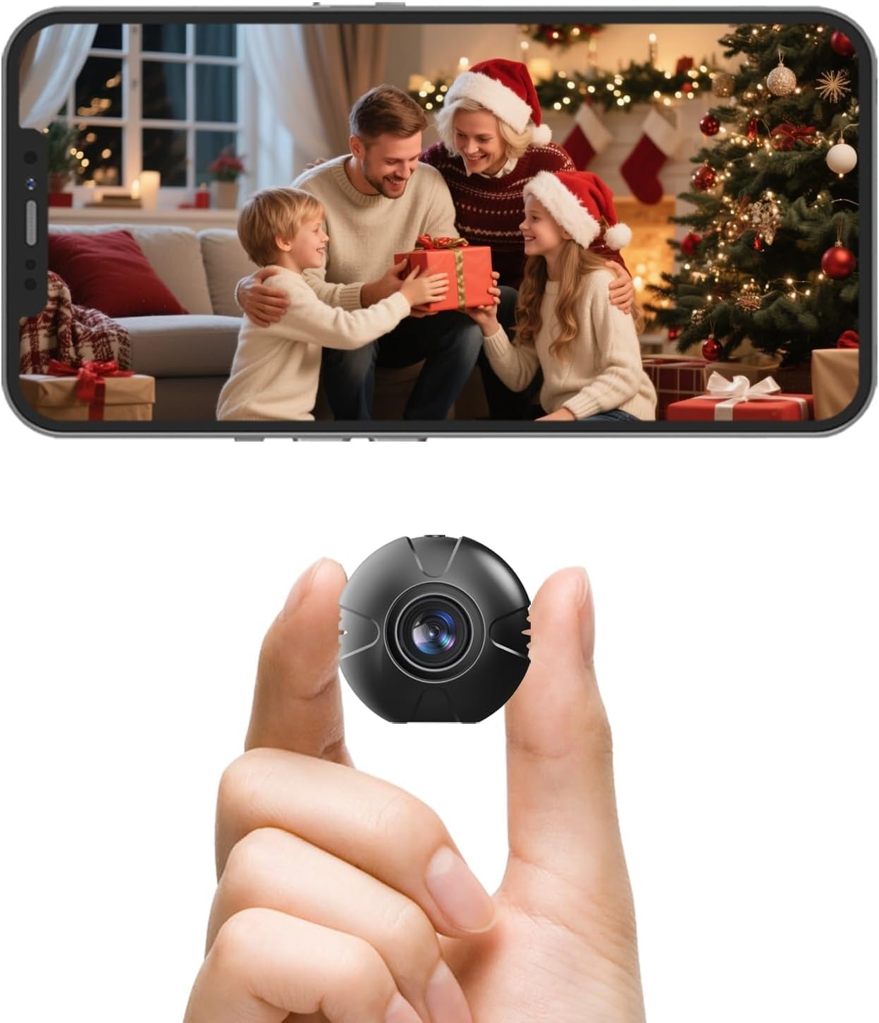 2K Hidden Camera,Nanny Cam Hidden Camera,Small Cameras Hidden Wireless,Secret Cameras for Spying,App Control with Motion Detection and Night Vision