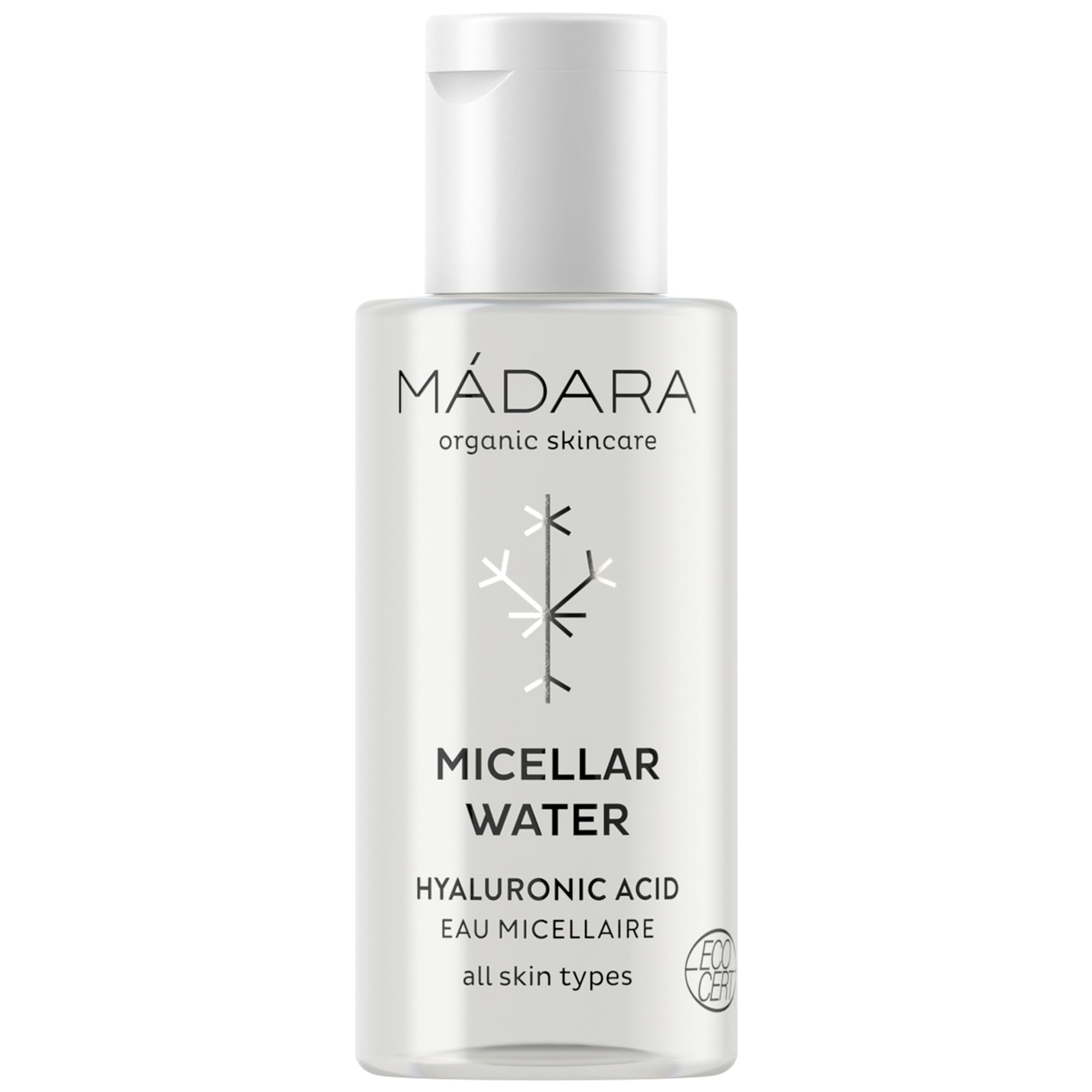 MÁDARA Cleansing Micellar Water 50 ml - Skincare Cleanser Make Up Remover
