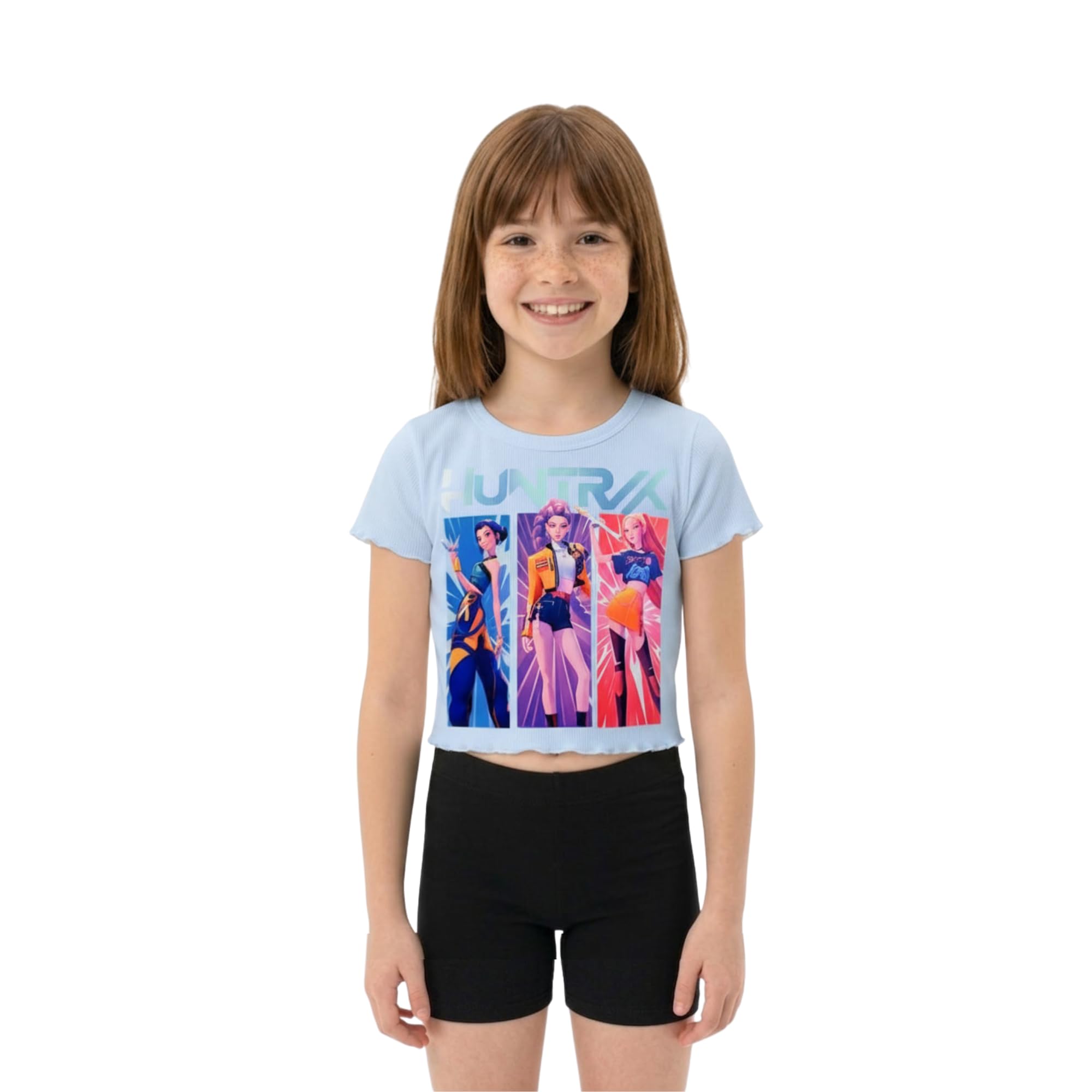 Vicyol S&D Camiseta K-Pop para Niños y Niñas. Camiseta de la Serie de Moda Huntrix. Camiseta de Las Guerreras de H. — view 10