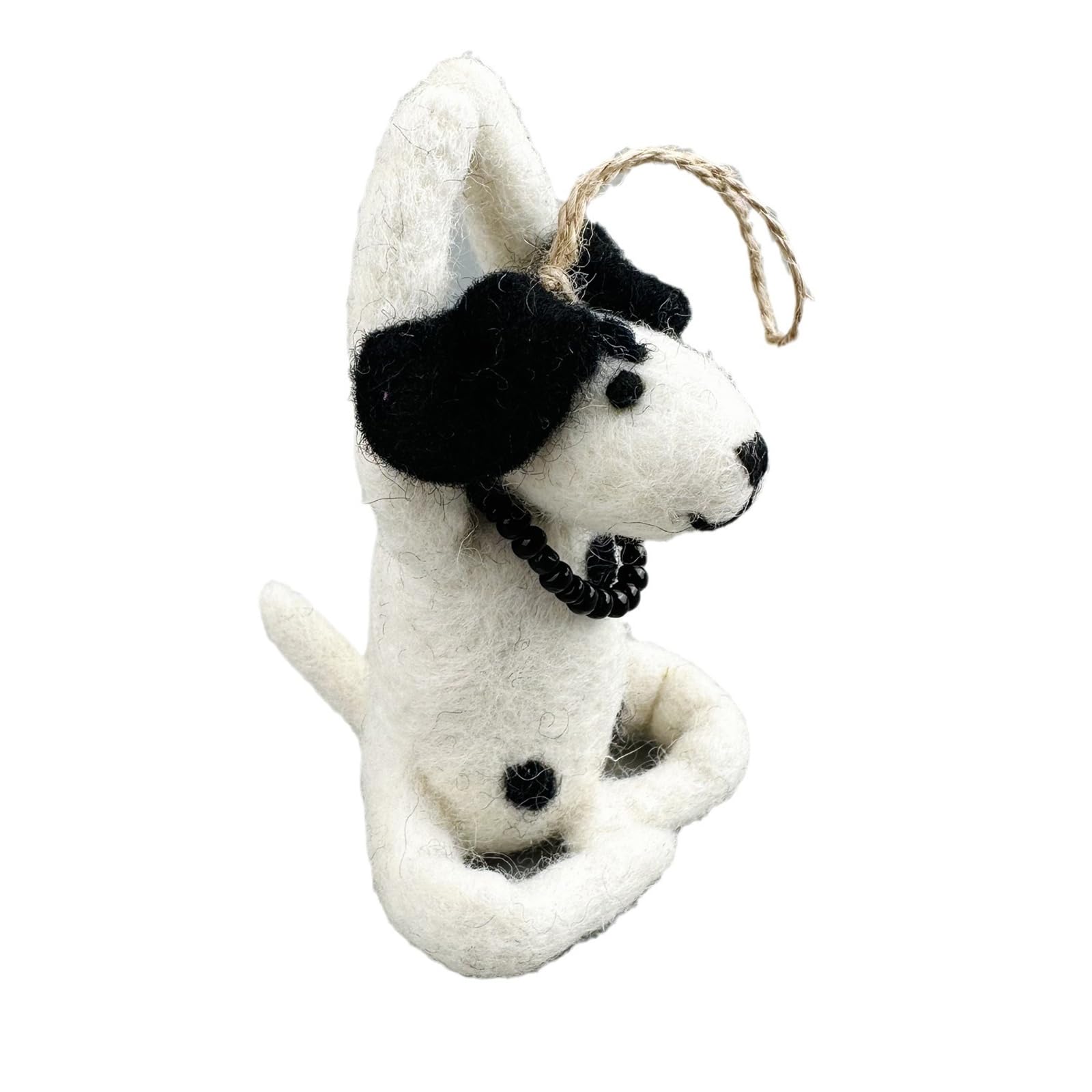 hogtnd Lovely Yogas Dog Figurine Hanging Pendant for Keychains and Backpacks Luggage Home Decor Holiday Theme Ornament Cartoon Keychain