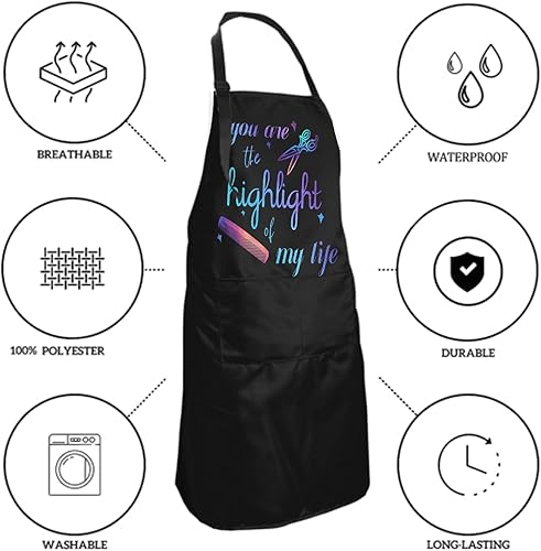 Miniatura 3 de Delantales de peluquería para mujer, delantal de peluquería para peluquería en casa, delantales de peluquería unisex, delantales de peluquería