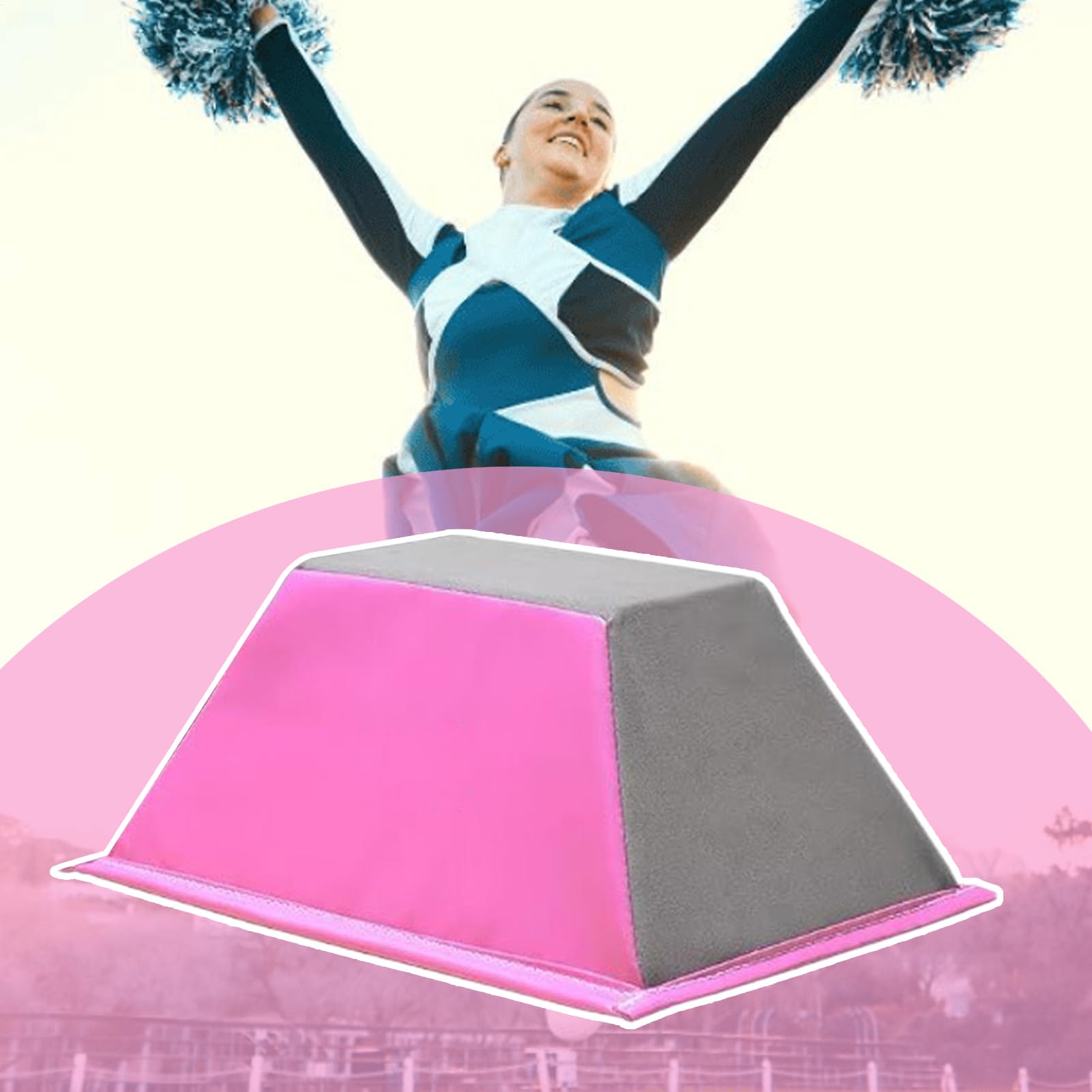 Cheer Balanced Trainers, stabilny dywanik do stoiska kaskaderskiego, platformy z rdzeniem siłowym trapezowym, sprzęt treningowy dla dorosłych, domu, studia, siłowni, wewnątrz, na zewnątrz, procedury