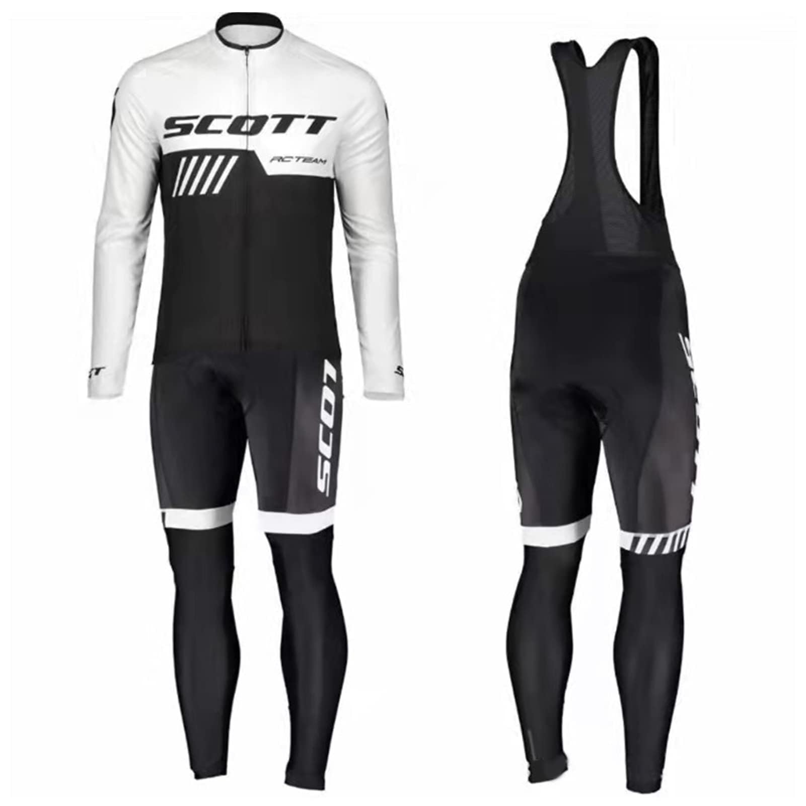 Abbigliamento Ciclismo Uomo Invernale In Pile Completo Ciclismo Maglia Tuta Bicicletta Termico Uomo Pantaloni Imbottiti Con 3D Gel Traspirante Sportivo