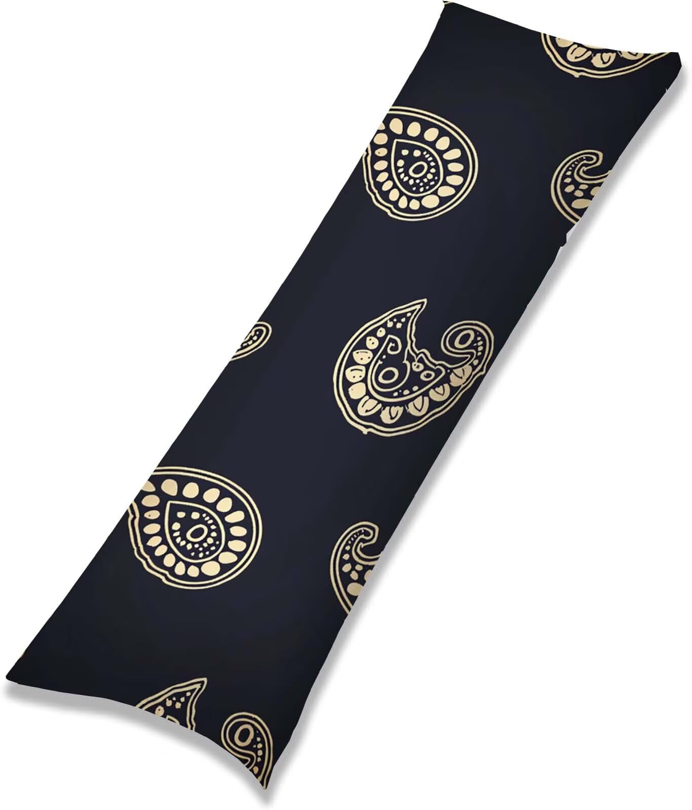 Fodera Cuscino 50 x 150 cm, Nero-19 Velluto Copricuscini Letto, | con Invisibile Cerniera, Morbida e Traspirante, per Biancheria da Letto, Divano, chi Dorme Sul Fianco Semplice-2 j-203