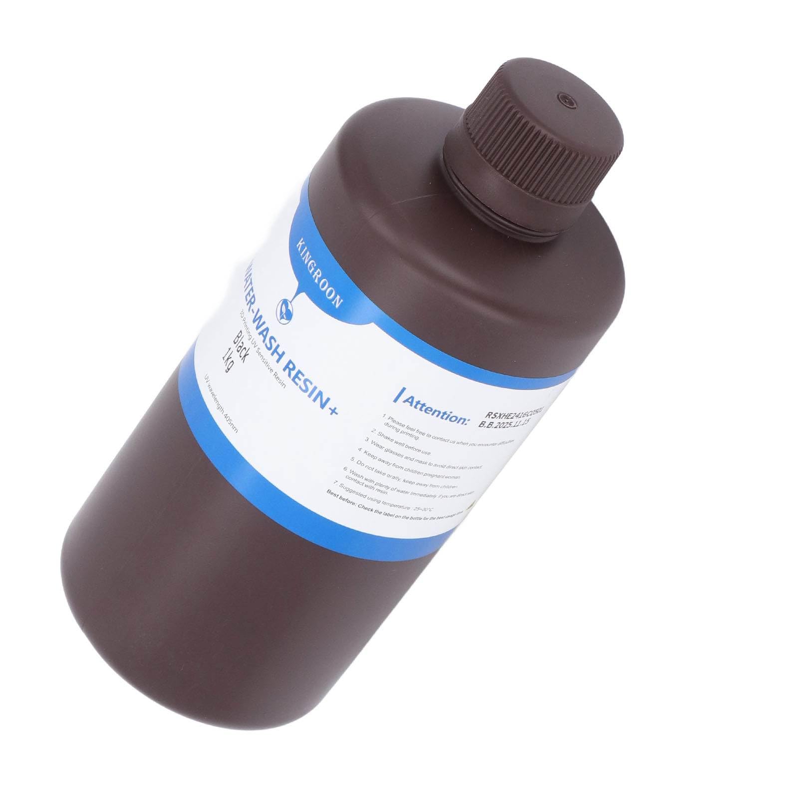 Resina per stampante 3D Resina fotopolimerica calcinabile UV per stampante 3D LCD DLP SLA Nero 1000 g