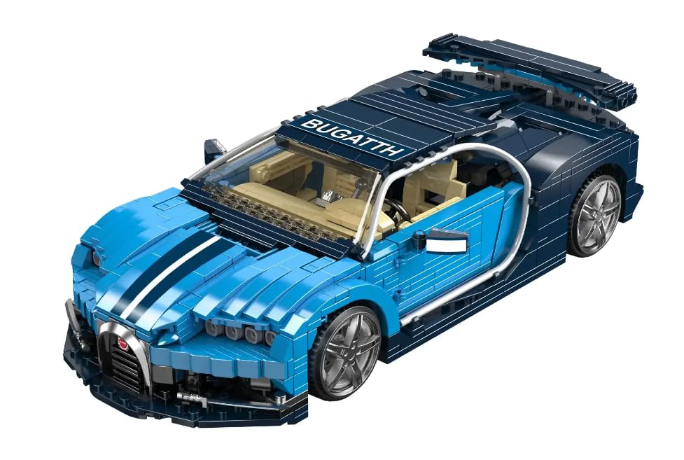 Mould KingSports Car Building Sets, High Performance Super Model 1222 Pieces MOC Racing Building Kits for Adults and 14+ Kids, Collectible Speed Champion Model for Car Lover, 10111