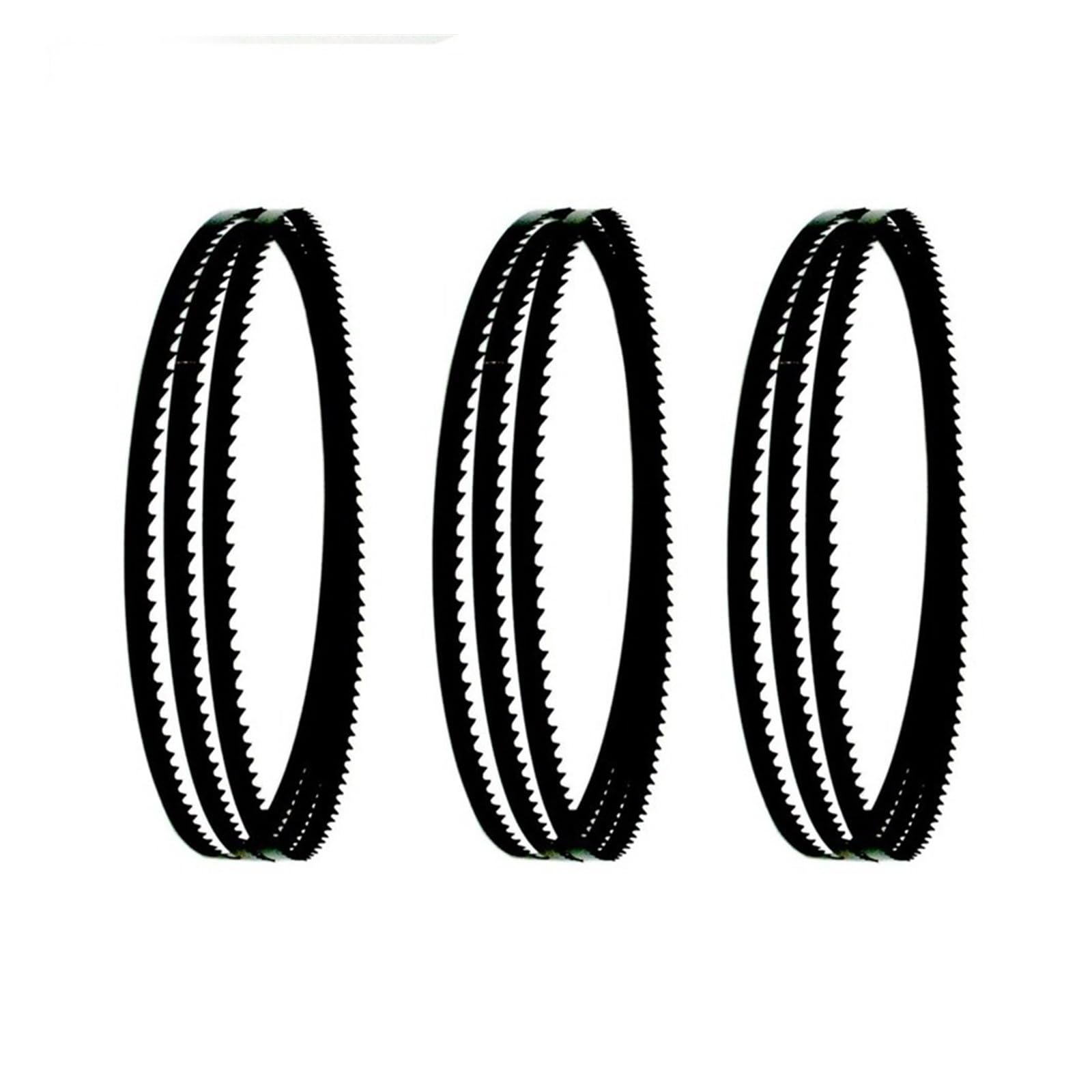 3pcs de 1505 mm de cuchilla de sierra de banda 1505 * 9.35 * 0.5 mm 3 4 6 10 14 TPI 59-1/4 Herramientas de carpintería de cuchillas de sierra de banda de carbono de pulgada(4 TPI)