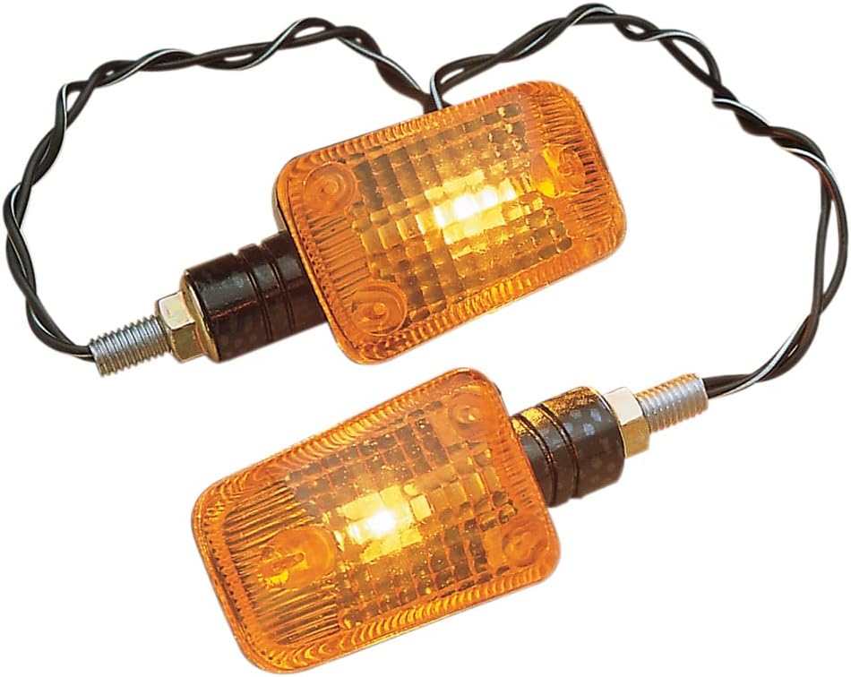 K&S MARKER LIGHTS, MINISTALK, CARBON FIBER, (S/F) AMBER 25