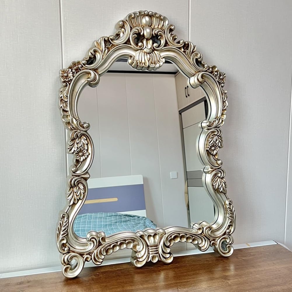 アメリカのアンティーク鏡 Amazon.co.jp: A-ITEM アンティーク鏡 ブロンズ ホワイト 壁掛け