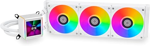 Lian Li GA GALAHAD II 360 - Asetek 8 generación - Pantalla LCD IPS de 2.88" - Grabación de pantalla para videos y fotos - Ventiladores de radiador