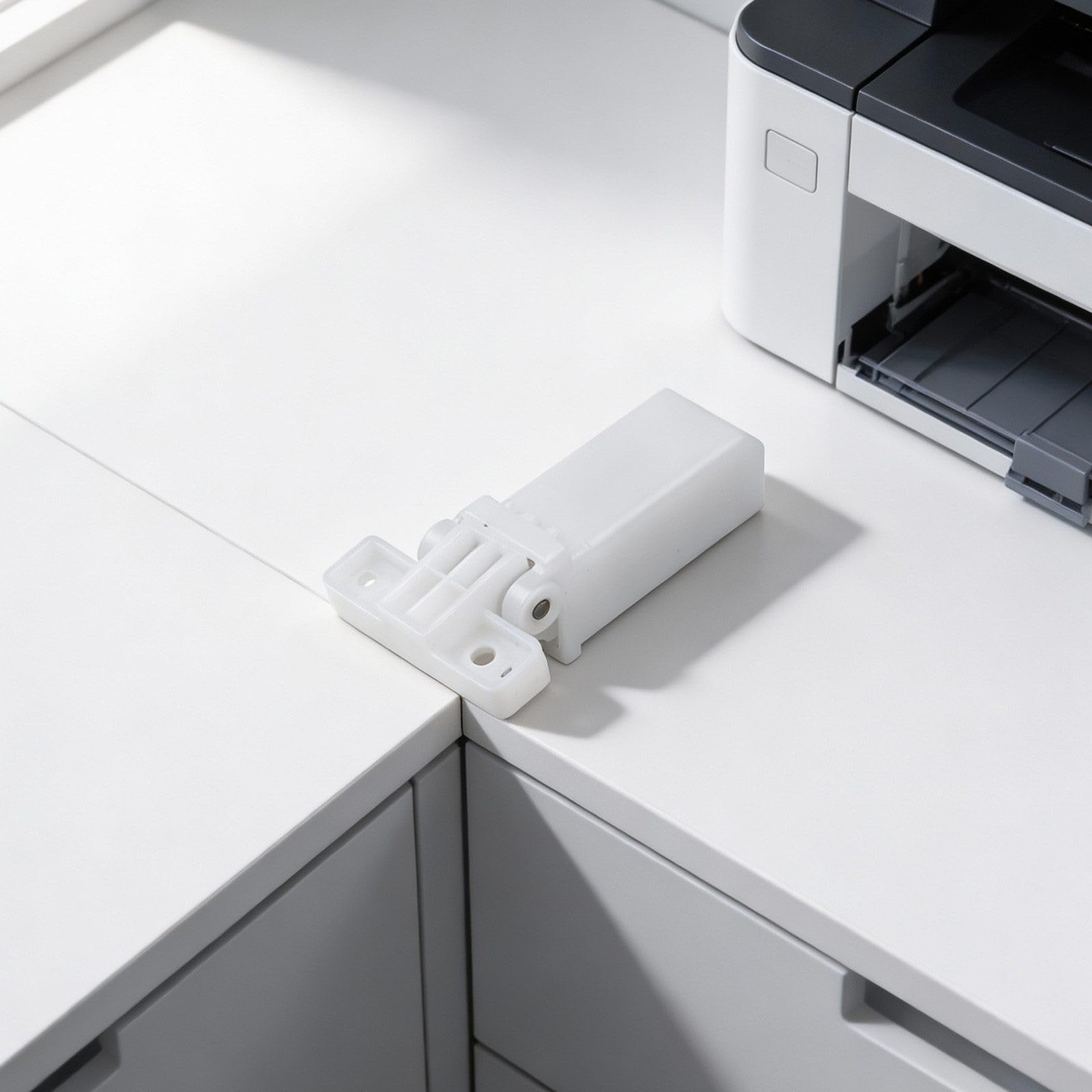 Staffa di supporto ADF per alimentatore documenti Pantum CM1100DN CM1100ADN CM1100ADW compatibile con stampanti CM1150ADW CM1155ADN CM1105DW, parte in PVC nero (B)
