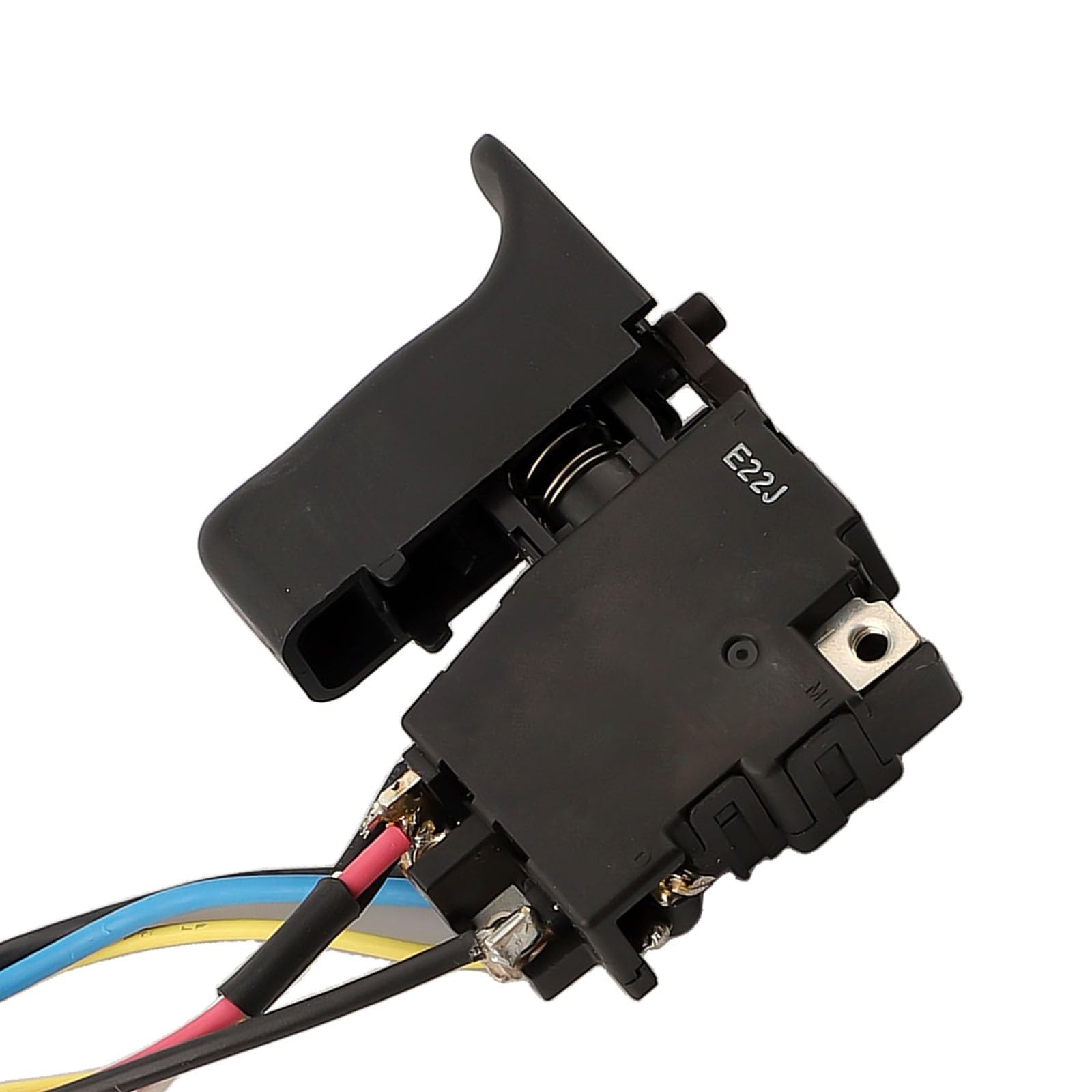 Commutateur de déclenchement de rechange pour Makita 6506549, HR202D, BHR202RFE, DHR202, BHR202, DHR202RME, DHR202Z, 638883-4, 638882-6, 16A, 7.2-24V, Noir