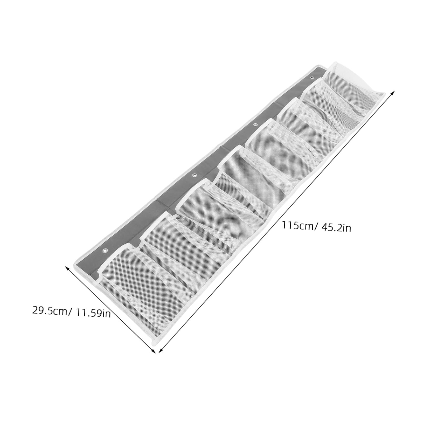 Healifty Bedside Hanging Shoe Organizer for Rvs Non Woven Fabric Mesh Storage Bag with Compartments for Space Saving Shoe Storage and Versatile Use Camper and Travel Spaces