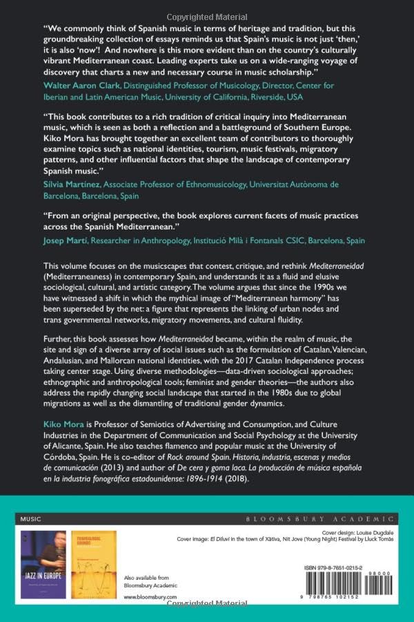 Mediterranean Musicscapes in Contemporary Spain : décoder la musique espagnole