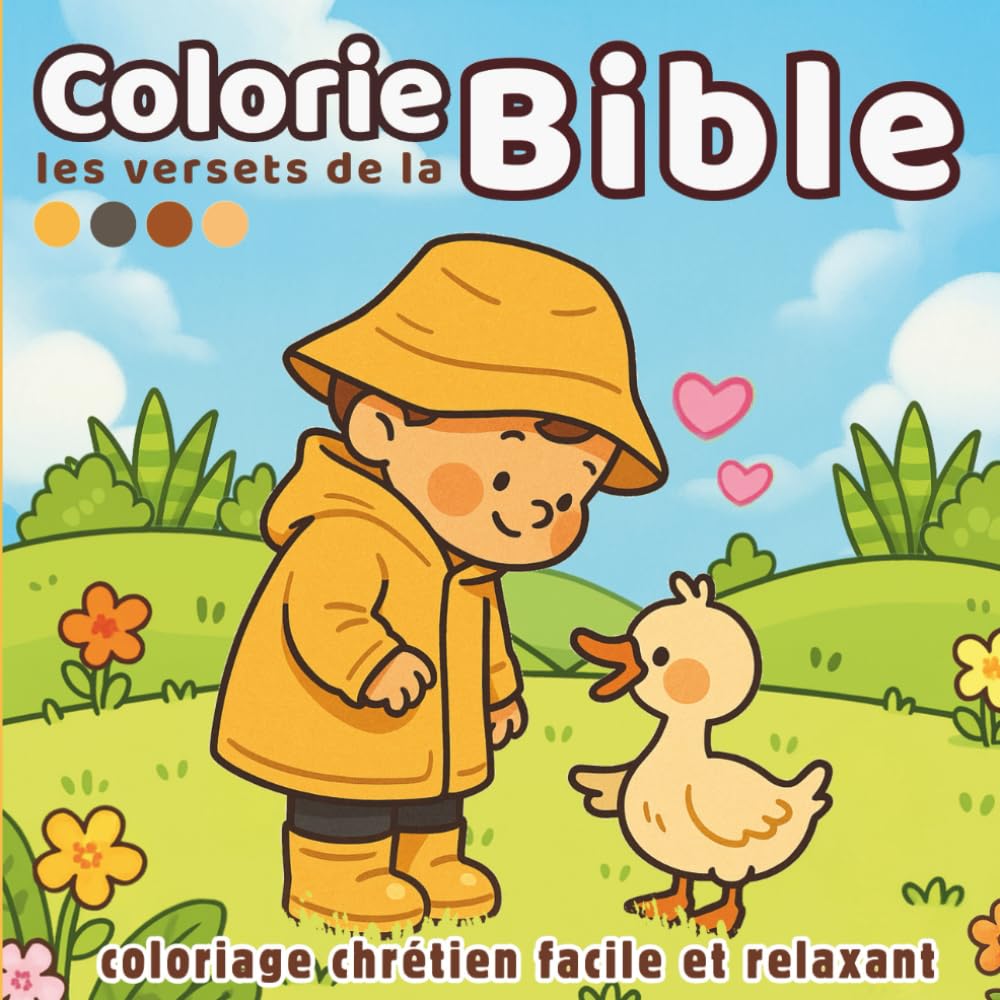 Colorie les versets de la Bible: Coloriage Chrétien facile et relaxant – 45 Versets Inspirants de la Bible | Activité de Foi pour filles et garçons, ... doux, livre coloriage chrétien enfant