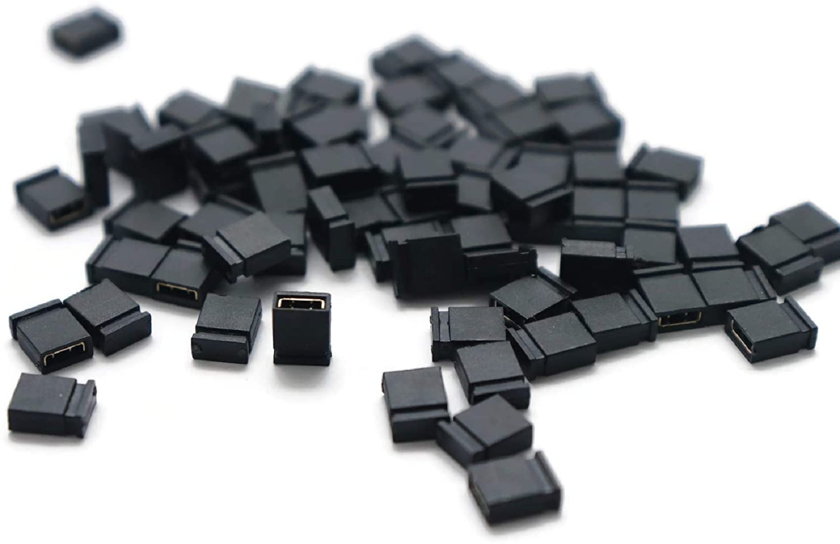 HRTRONICS Mini Jumper Short Circuit Cap Connectors (50)