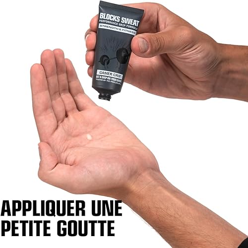 Miniatura 2 de Gamer Grip Chalk - Crema de agarre libre  Alternativa de tiza líquida sin desorden para agarre firme en levantamiento de pesas, escalada, golf,