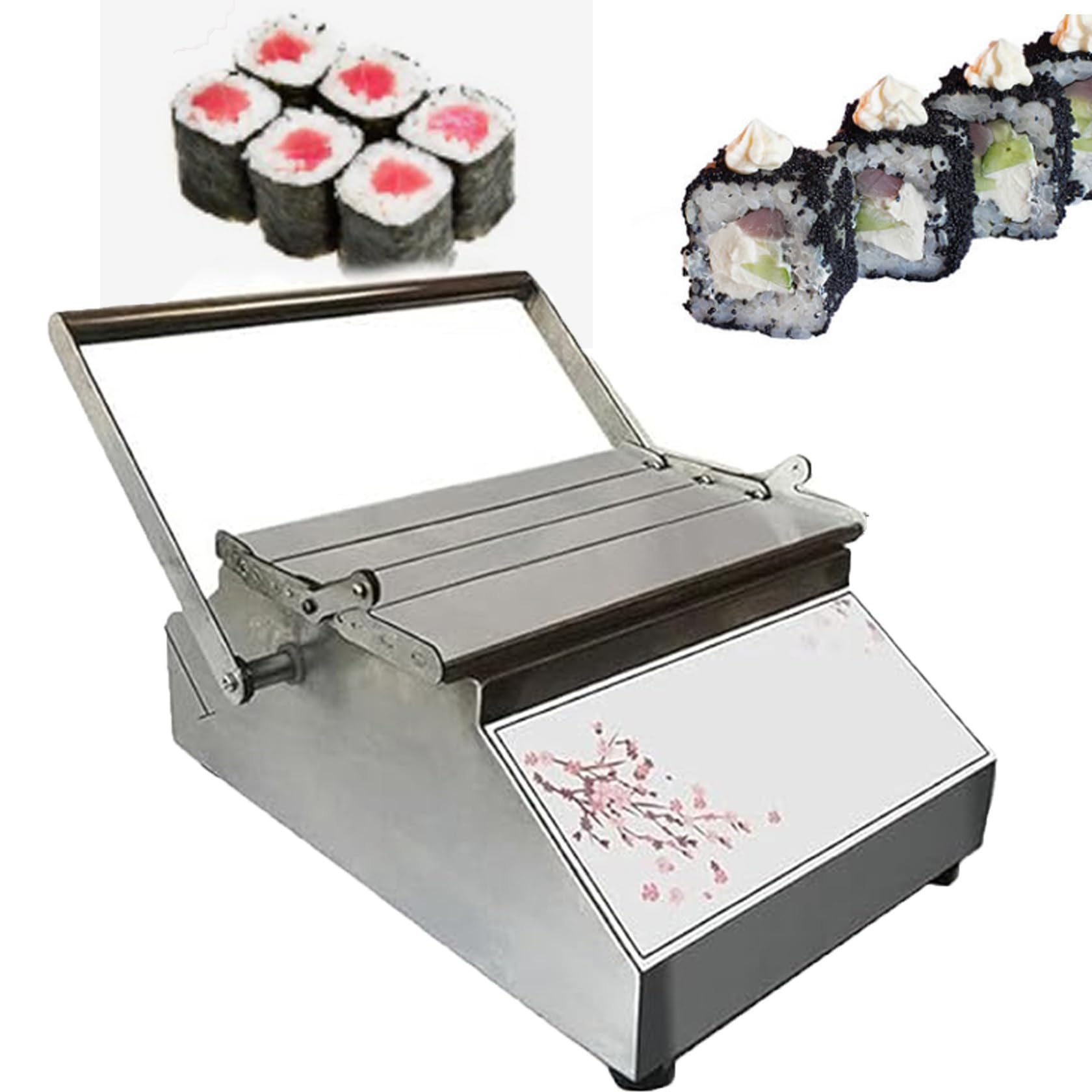 Zestaw do robienia sushi – ręczna maszyna do sushi do użytku domowego i komercyjnego – łatwe zwijanie sushi, idealna dla początkujących, kompaktowa konstrukcja do szybkiego prototypowania