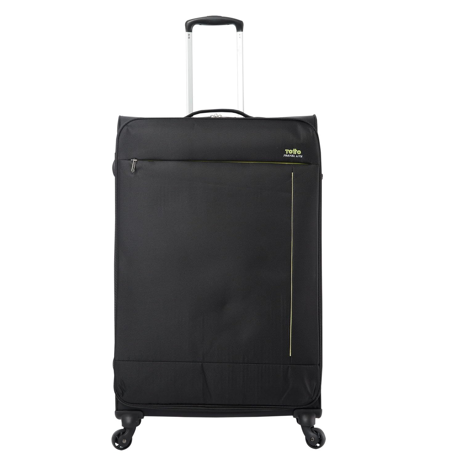 Totto - Maleta Blanda - Travel Lite - Maleta Mediana - Color Negro - Equipaje de Bodega - Bloqueo TSA - Forro de poliéster
